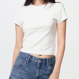 Uniqlo White Women's T-Shirt